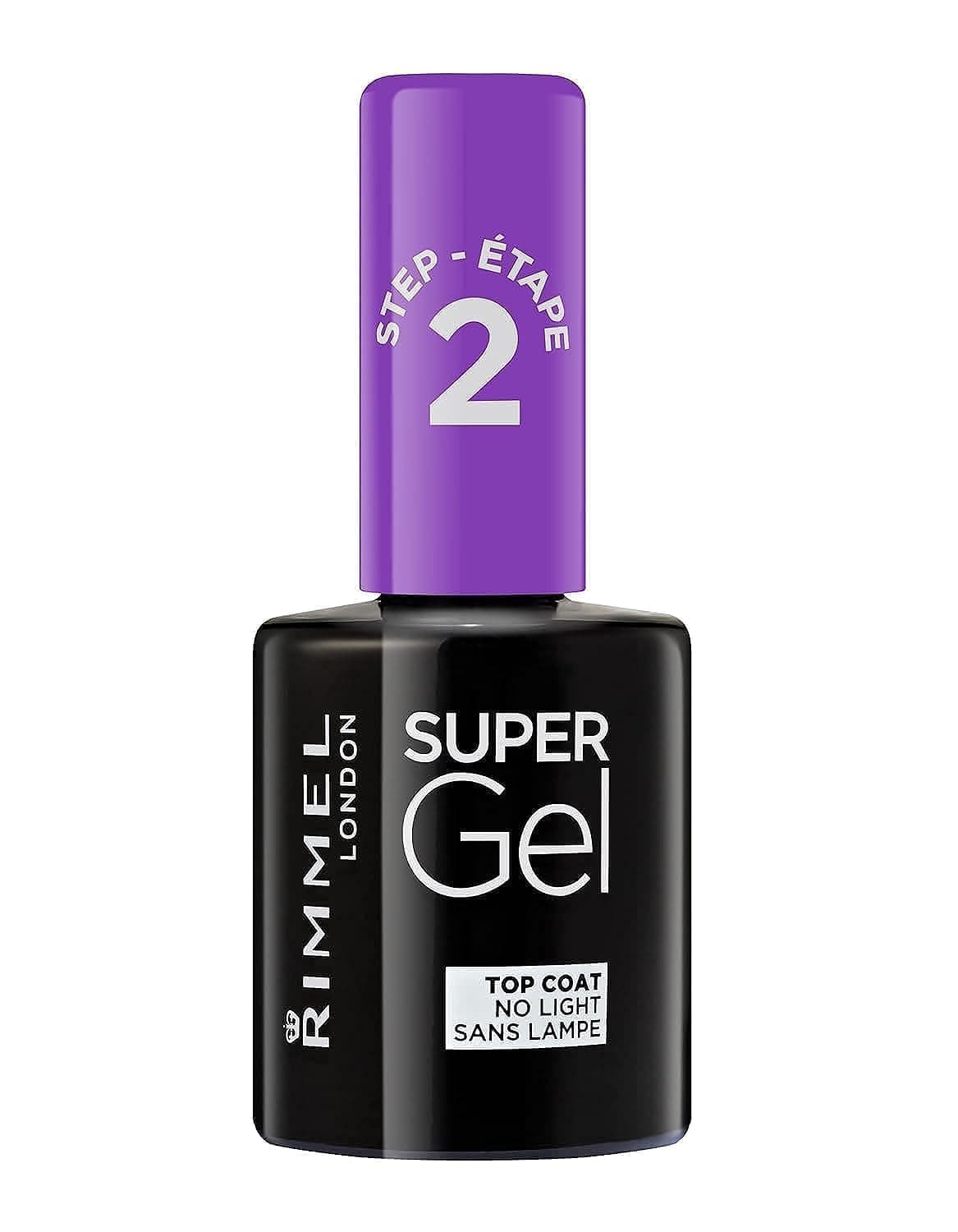 Super Gel, 001 Madame Web Top Coat, Nail Polish, Gel-Like Manicure, High-Shine, Chip-Resistant, Long-Lasting, Lasts up to 14 Days, 12ml (0.42oz)