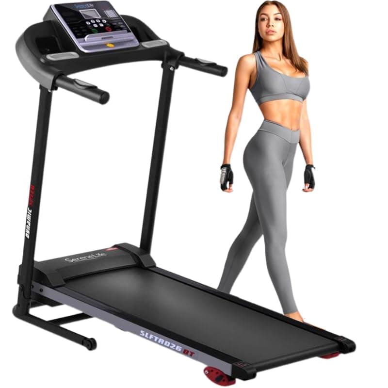 Treadmills for Home with 13% Manual Incline Treadmill, 3.5HP - Compact Digital Portable Foldable Treadmill with Speakers, Bluetooth, App Sync, Heart Rate Monitor, for Walking, Running, Gym