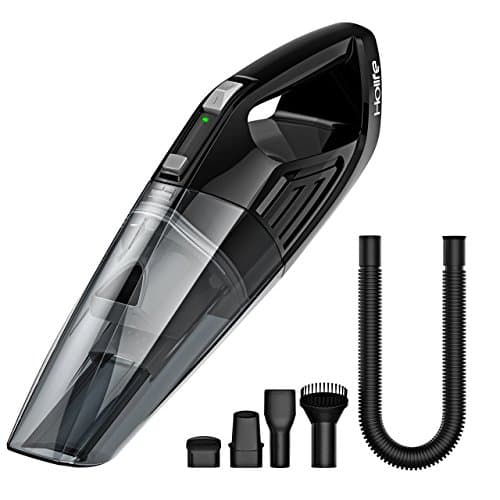 Holife Handheld Vacuum, Hand Held Cordless Vacuum Cleaner 2200mAh Lithium Battery for Home and Car Cleaning, Black