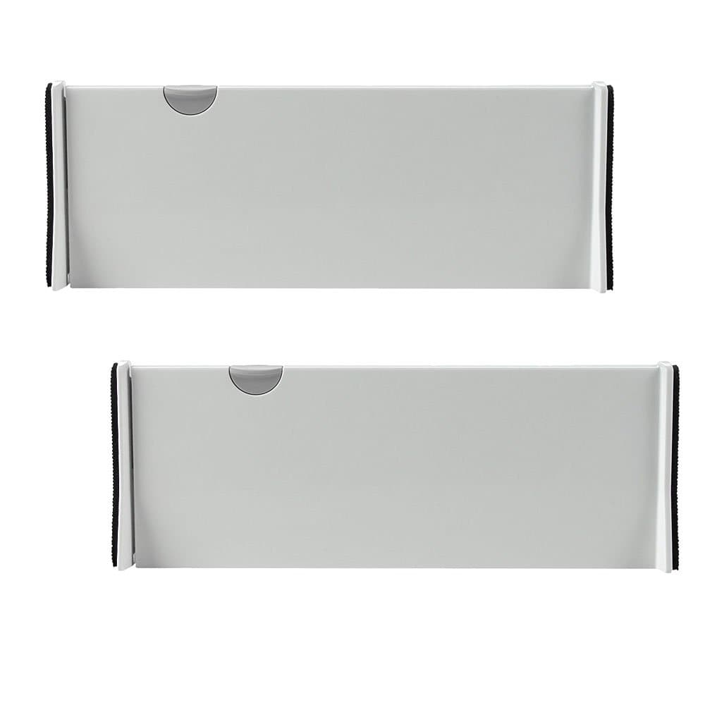 Expandable Deep Drawer Organizer Dividers, Adjustable Good Grips Dresser Organizer for Kitchen or Dresser (2pack, 14.8-21.1 inch)