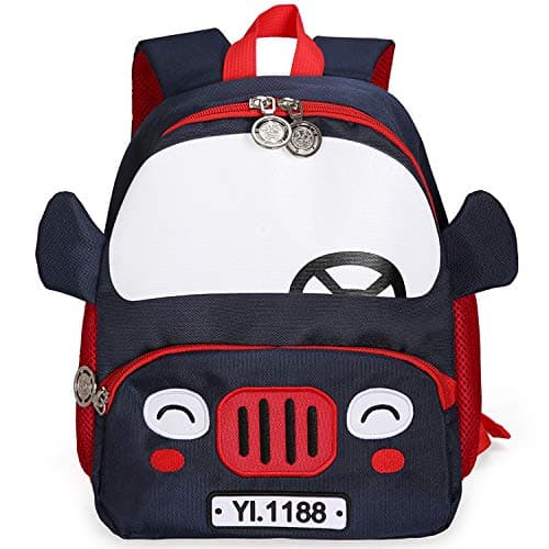 Cute Mini Pig Toddler Backpack for Girl Harness Kids Nursery Knapsack Lunch Bag