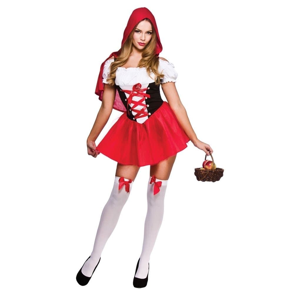Adult Womens Little Red Riding Hood Fancy Dress Costume - Medium (UK 14-16)