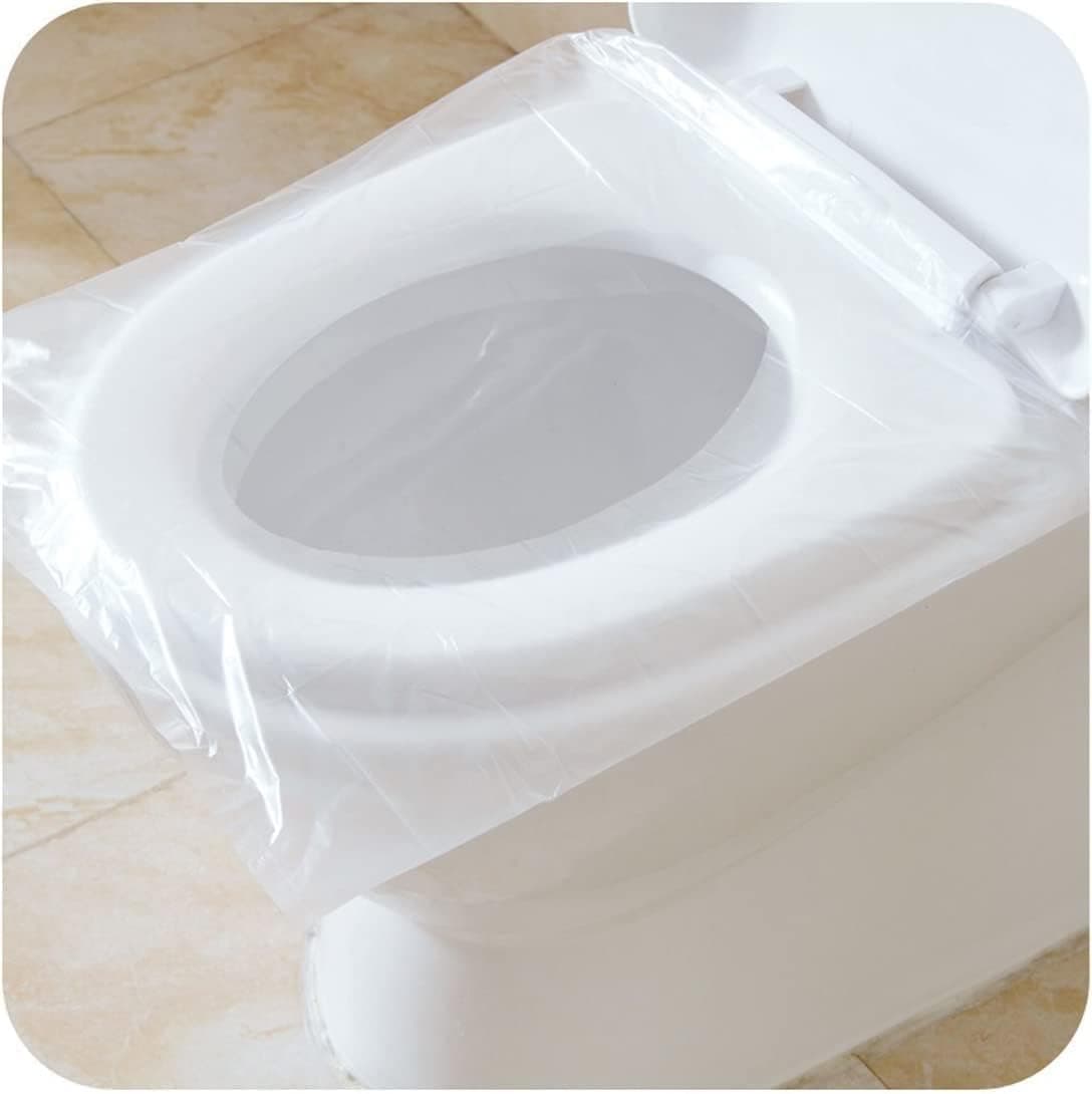 50 PCS Travel Disposable Toilet Seat Cover Waterproof Portable WC Pad Toilet Mat For Baby Pregnant Mom,Independent Packing