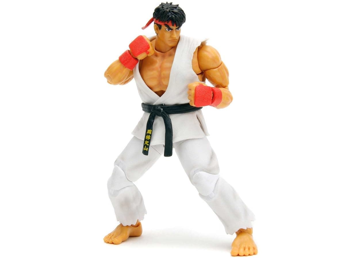Jada Toys Street Fighter II 6" Ryu Action Figure, Toys for Kids and Adults