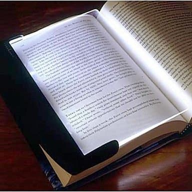 NEW-Night Vision Paperback Book Reading Lightwedge LED Light Panel (3xAAA)