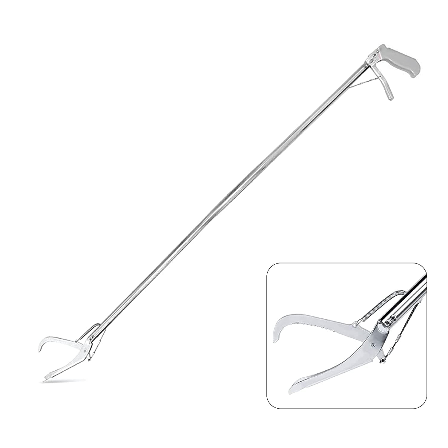 Sellplus Long Arm Stainless Steel Heavy Duty Picker Tool with Fixed Length Body