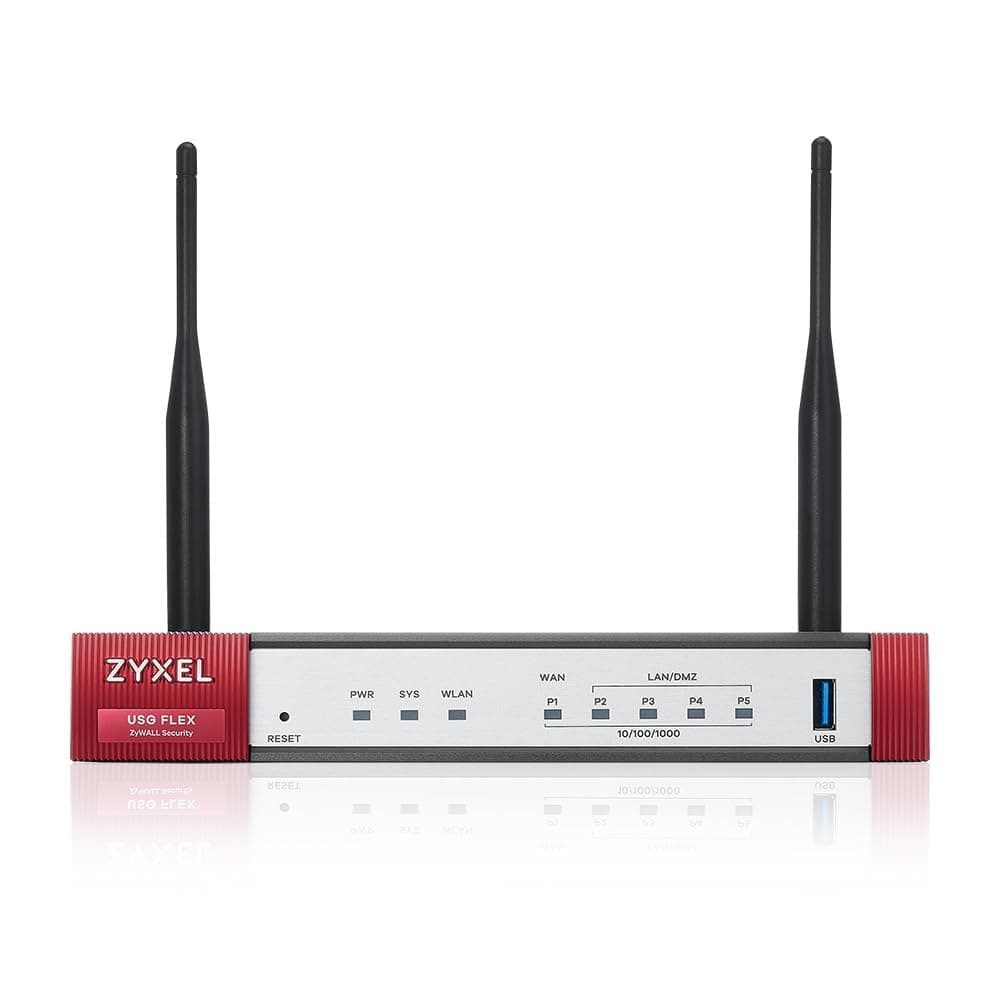 USGFLEX50AX ZyWALL VPN Network Security Firewall Router | Hardware Only | Integrated WiFi 6 | Home & Small Business | Up to 25 Users | Nebula Cloud Option