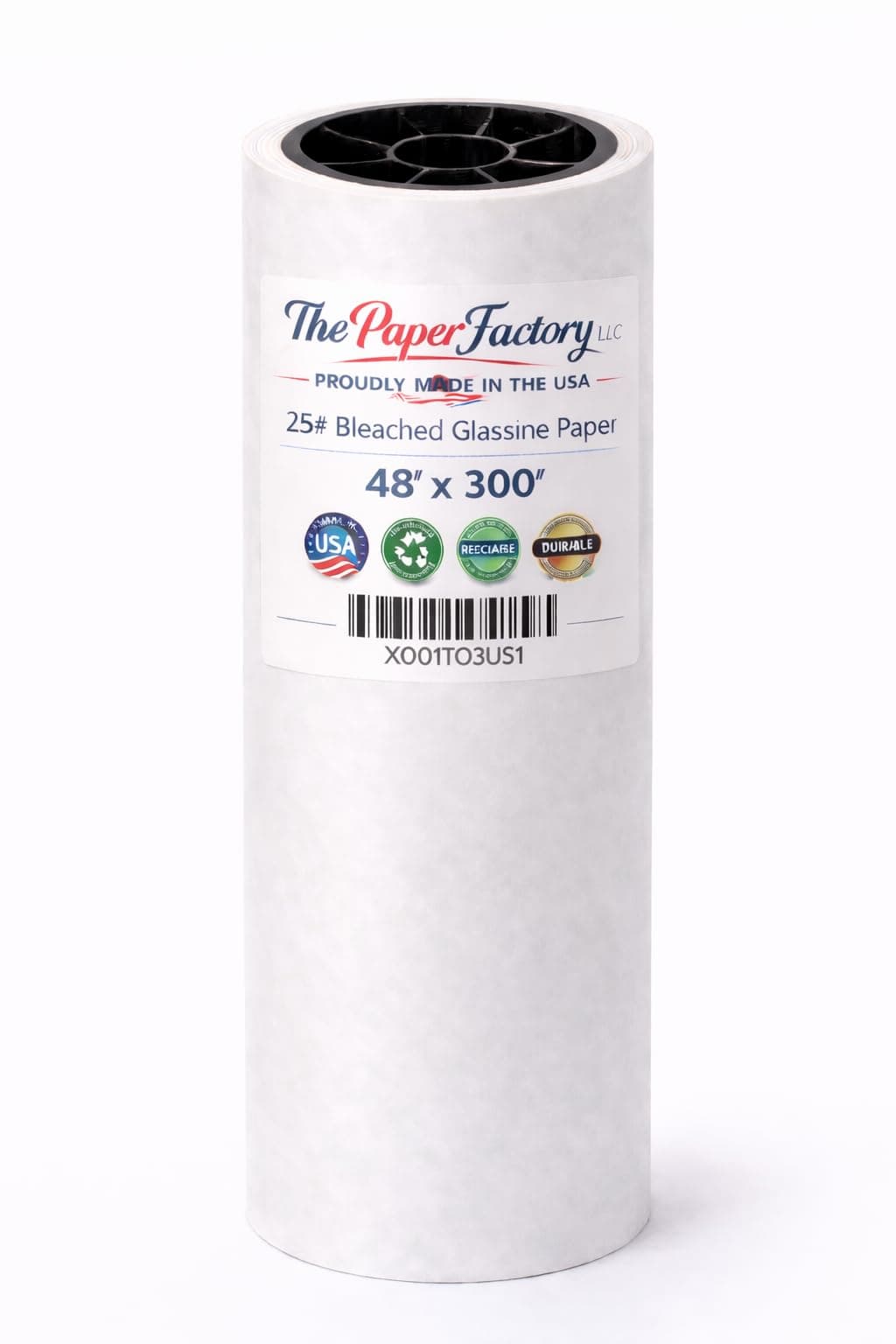 The Paper Factory LLC Acid-Free with a Neutral PH | Protects Art & Photographs | Glassine Roll | 48 inches x 300 feet | by Pros