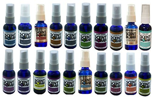 Scent Bomb 1oz Pure Concentrated Air Freshener 20 Different Fragrance Starter Pack Display (Without Display Case)