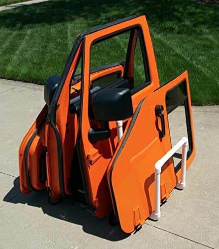 CRO-KT-0009 - Full/Half Door Holder Storage Rack for 4 Jeep Wrangler Doors