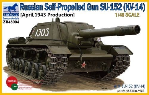 48004 1/48 Russian Self-Propelled Gun SU-152 (KV-14)