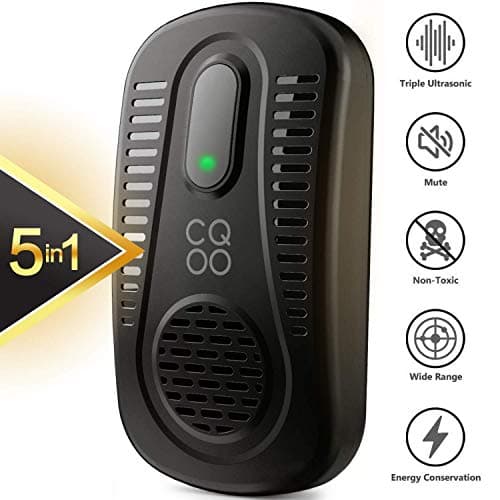CQOO Ultrasonic Pest Repeller Electromagnetic Insect Repellent Plug in Pest Control for Mosquito Mice Cockroach Spider Ant Bug Fly and More