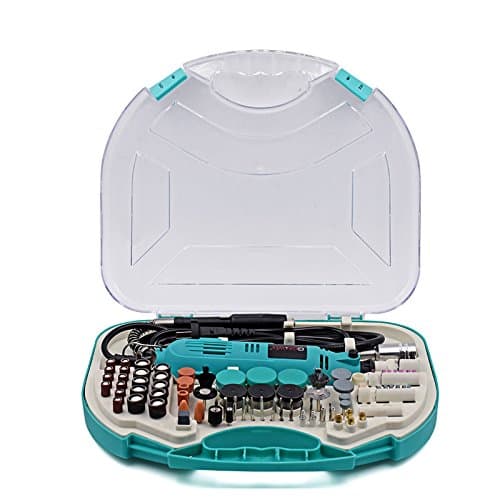 110V 180W 8K-30K RPM Variable Speed Rotary Tool Driller/Grinder – Mini Electric Die Grinder W/ 210Pcs Rotary Tool Accessories & Flex Drill Shaft For Woodworking, Carving, Engraving Drilling Polishing