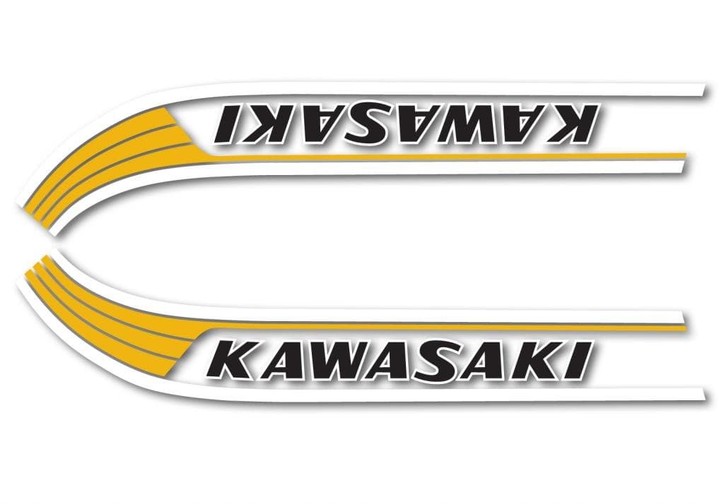 KKV-78-075 KV75 A7 Poppy Red Gas Tank Decals