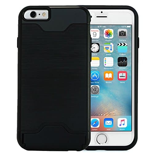 Secret Hidden Wallet Case for iPhone 7 - FREE SCREEN PROTECTOR INCLUDED - Can secretly hold your Credit Card and ID! Hidden Wallet Compartment Designed For Safety!