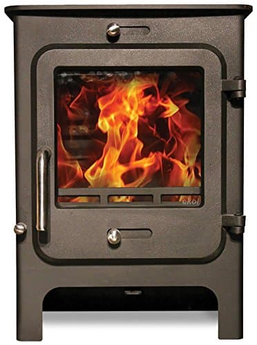 Ekol Clarity 5kW Wood Burning - Multi Fuel DEFRA Approved Stove [Energy Class A]