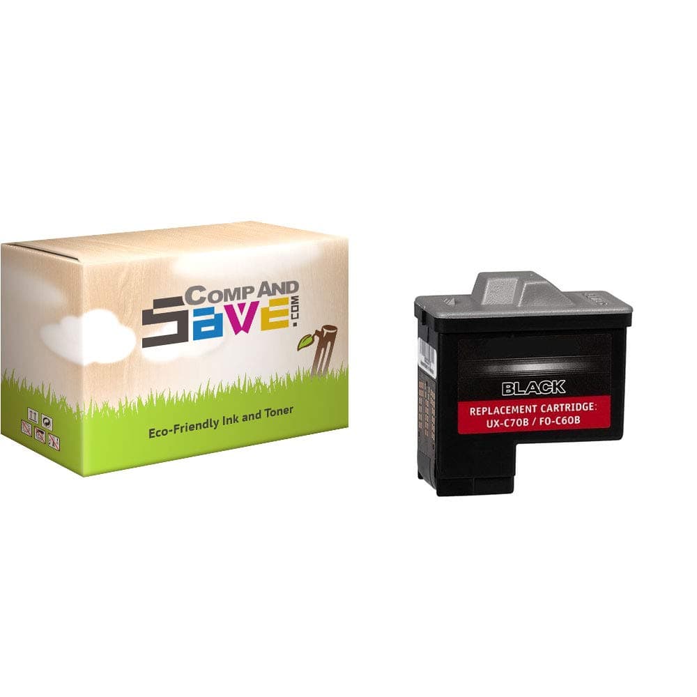 CompAndSave Replacement for Sharp UX-C70B Black Ink Cartridge