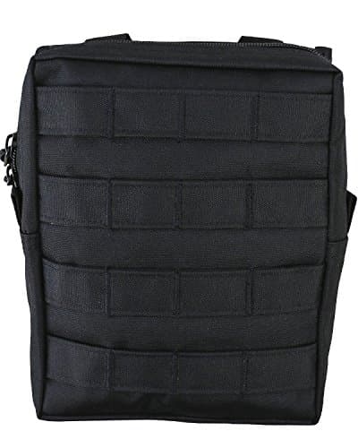 TACTICAL KOMBAT Army Combat Military Molle Travel Utility Surplus Webbing Belt Bag Pouch Black