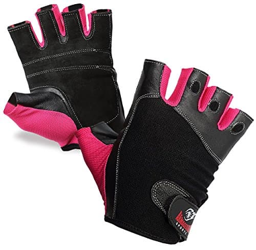 ARMAGEDDON SPORTS Fitness Gloves (+Bonus - Free eBook) for Women, Girls and Ladies, Gym Weight Lifting Training Workout, Premium Leather and Breathable
