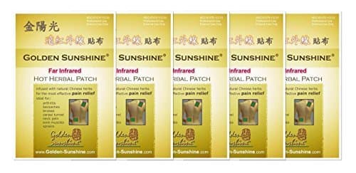 Golden Sunshine - Far Infrared Hot Herbal Patch - 5 Pack