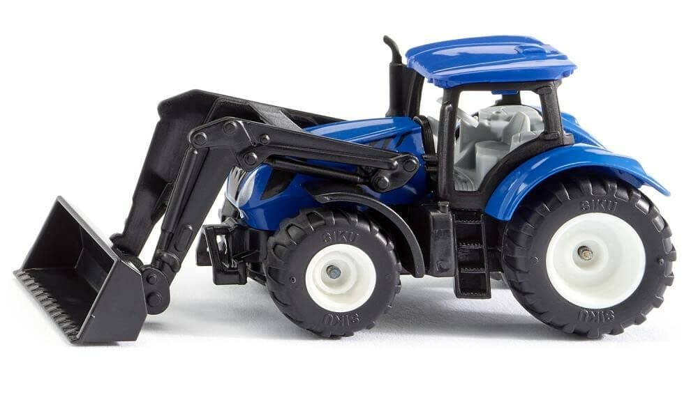 1396 Non-Powered Tractor with Front Loader Vehicle Toy, Blue