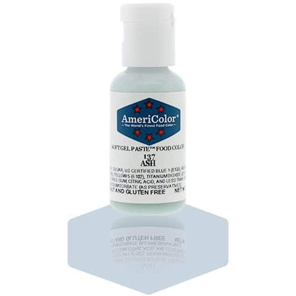 AmeriColor Ash - Soft Gel Paste Food/Icing/Buttercream Colouring 0.75oz / 21g