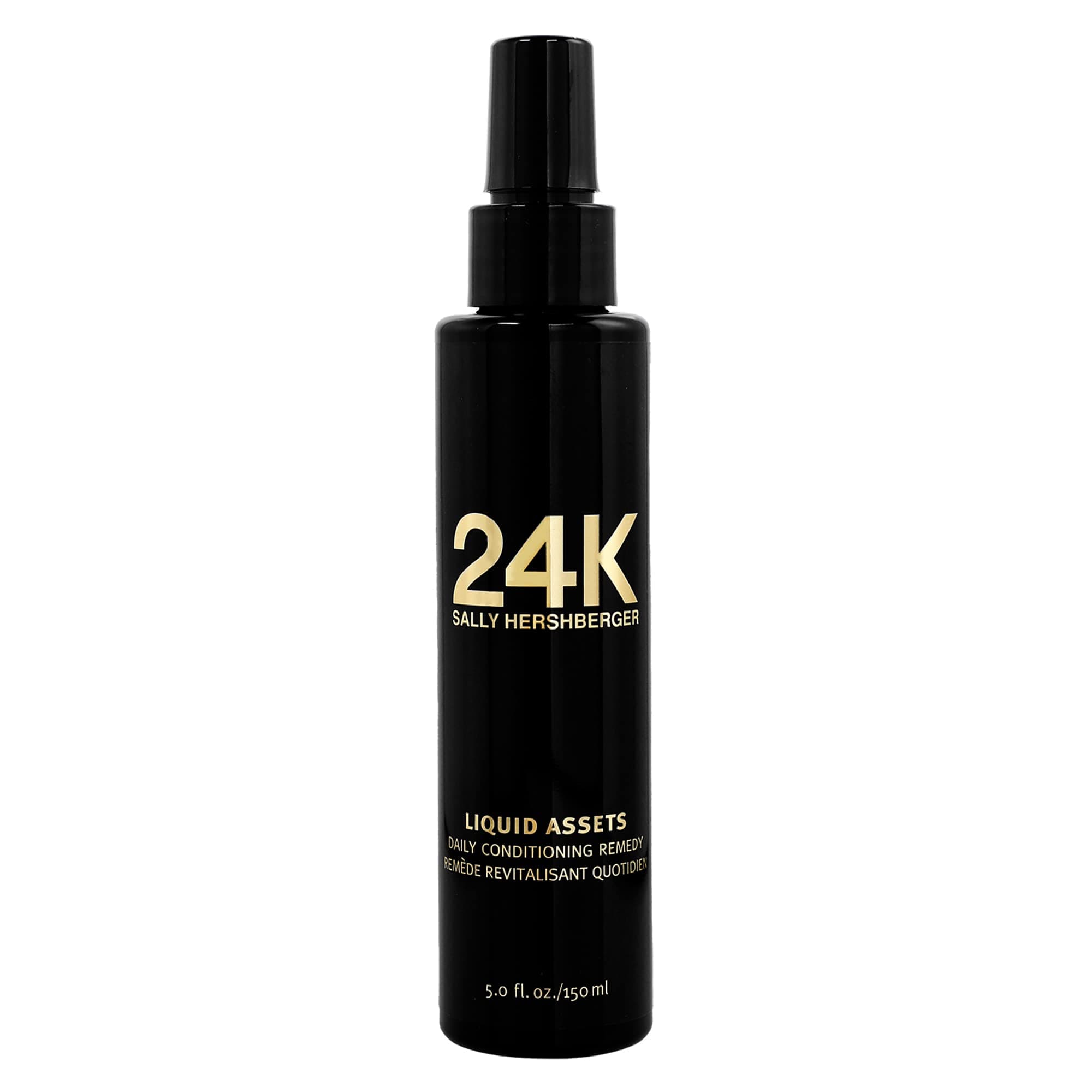 Sally Hershberger 24K Liquid Assets Daily Conditioning Remedy - Weightless Leave-In Treatment for Luscious, Refreshed Locks - Bonding, Keratin-Fortified Formula - Paraben And Phthalate Free - 150 ml