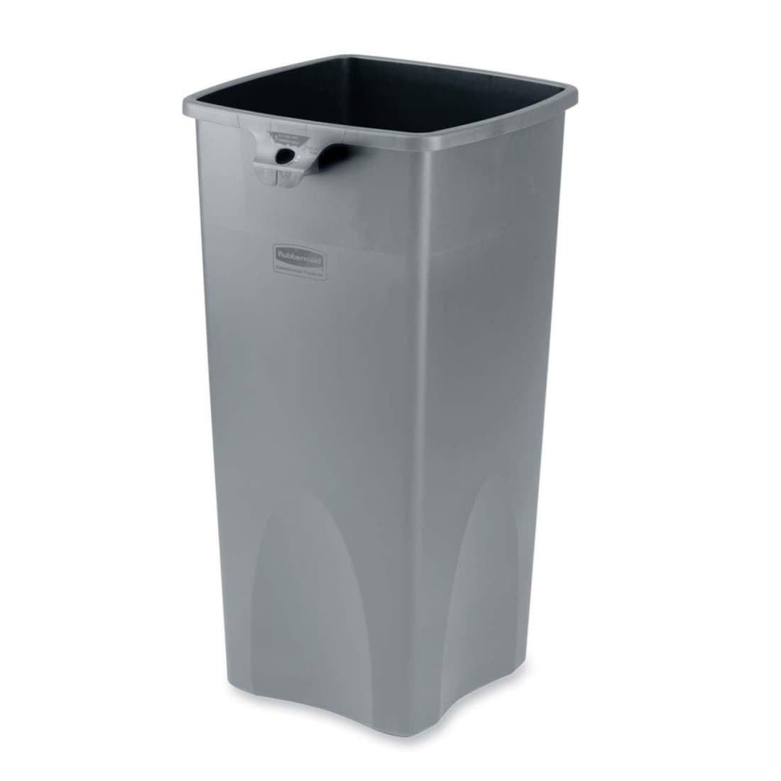 Rubbermaid Commercial, RCP356988GY, Untouchable Square Container, 1, Gray