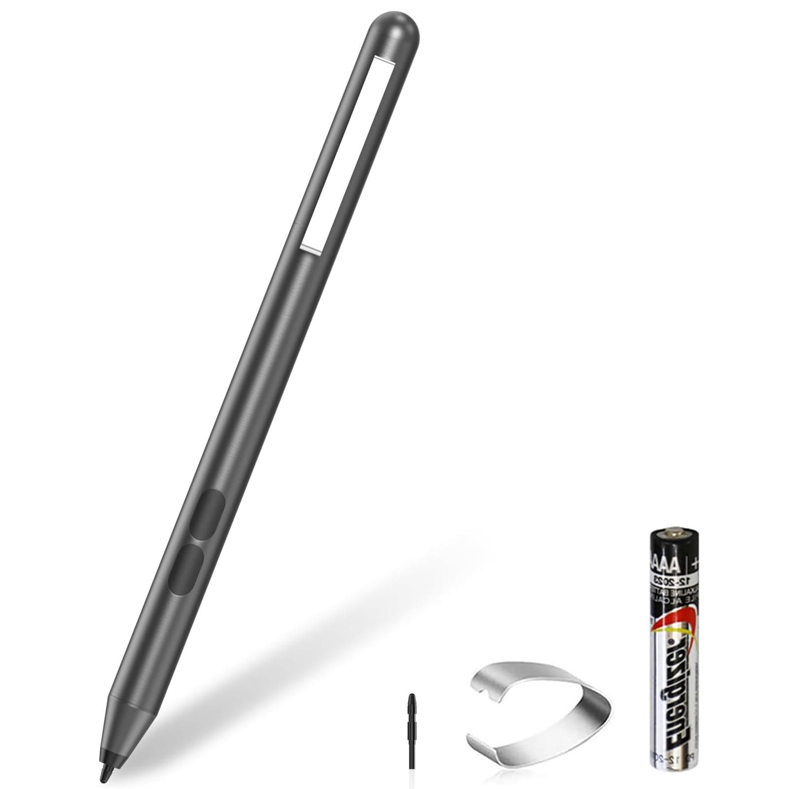 Stylus Pen for Surface Pro 11/10/9/8/X/7+/7/6/5/4/3/Surface 3, Surface Go 4/3/2/1, Surface Laptop/Studio/Book 5/4/3/2/1 with Palm Rejection, 1024 Levels Pressure, 2500h Working Hours
