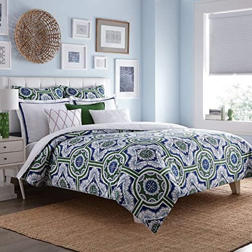 Real Simple Sutton Twin Duvet Cover in Green
