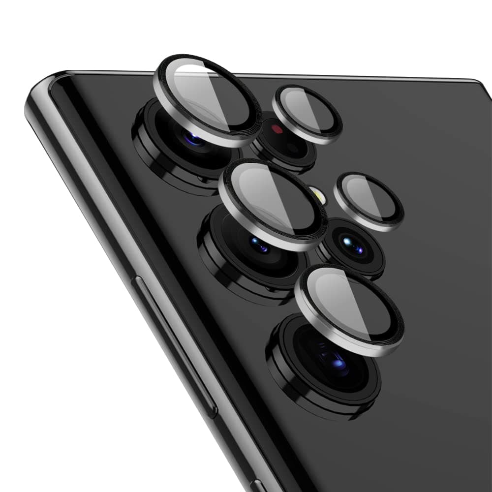 GLASS-MSamsung Galaxy S22 Ultra Camera Lens Protector, Tempered Glass Ring Circle, Waterproof Anti Scratch - 1 Set