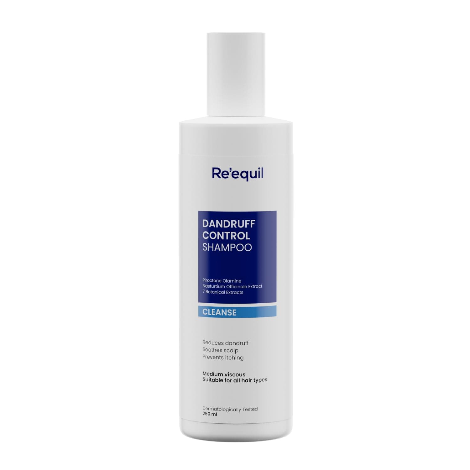 RE' EQUIL Dandruff Control Shampoo | Reduces Dandruff And Regulates Sebum Production | All Hair Types | 250Ml