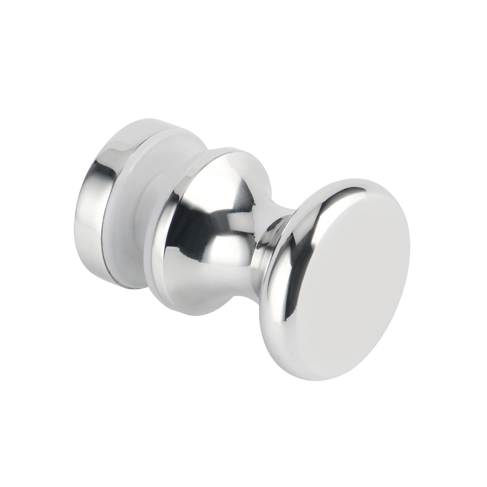 Alise Shower Door Handle, Sliding Shower Door Knob, Single Side Sliding Door Handle, Solid SUS304 Stainless Steel Knob, Hardware Replacement Parts Pull Handle for Glass Door, Polished Chrome