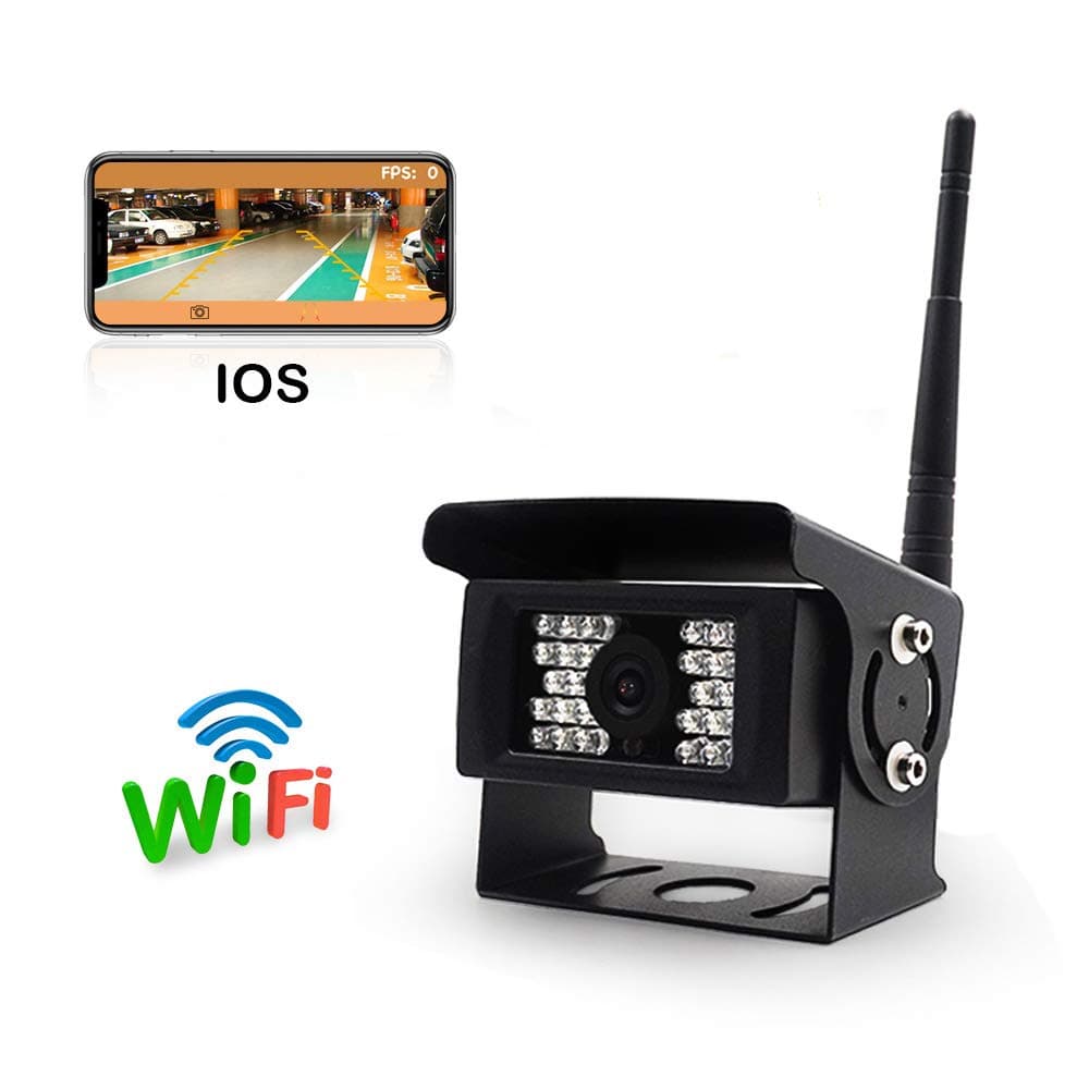 Fumei Wireless Backup Camera for Truck/RV/Camper/Trailer/Bus Weather Proof WiFi Backup Camera with Smart APP for iPhone/iPad or Andriod