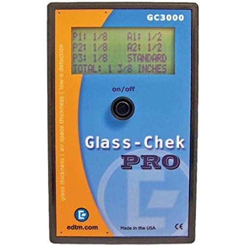 "Glass-Chek PRO" Glass Thickness Meter and Low-E Detector - 100% Made in USA