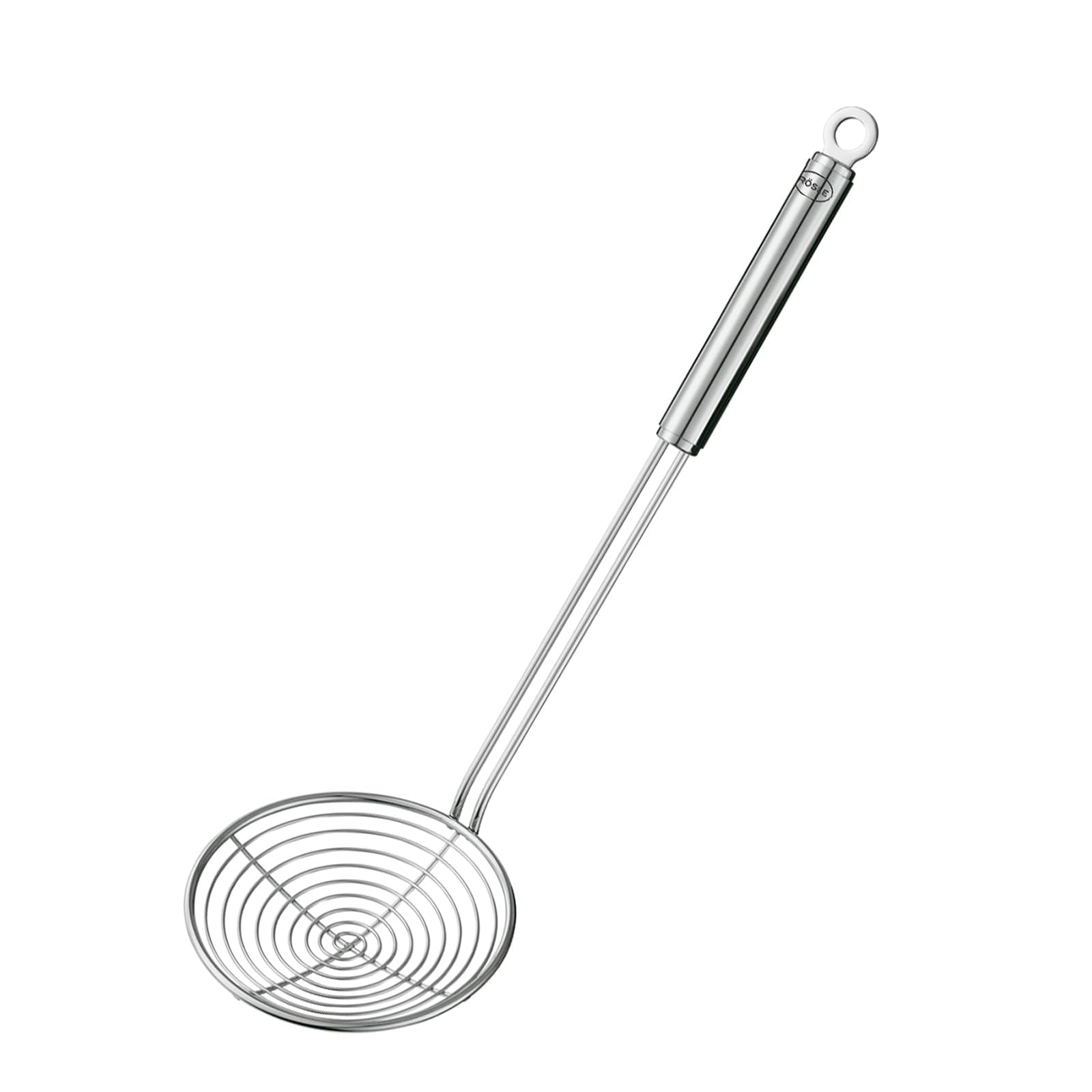Rösle Round Handle Kitchen Skimmer, 4.7-Inch
