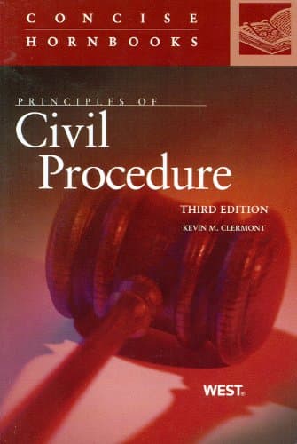 Principles of Civil Procedure (Concise Hornbook Series) 3rd Edition