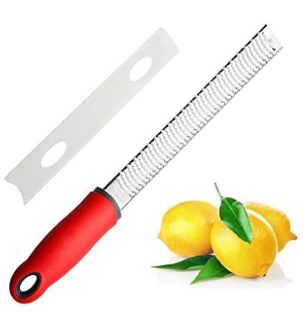Cheese Grater, Fine Grating Lemon Zester, Anti-Slip Stainless Steel Hand Grater Suitable for Parmesan, Nut Meg, Garlic, Ginger, Zucchini, Courgette, Plate Garnish. by Liham