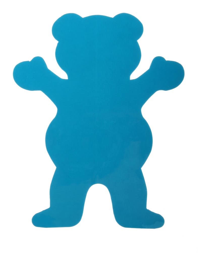 Grizzly Griptape Neon Tie Dye Bear Logo Sticker