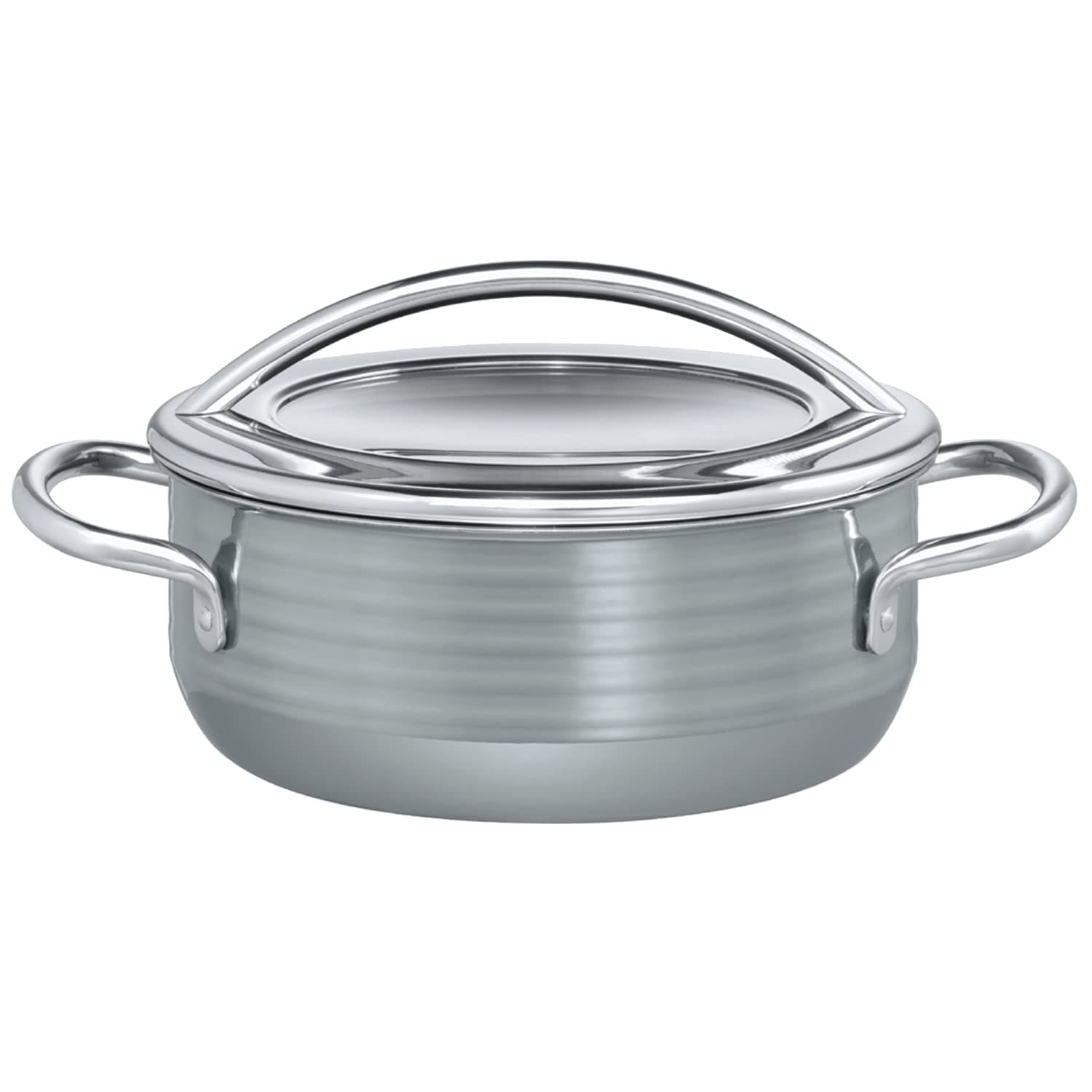 Silit Pot Ø 20 cm Approx. 2.4L Vision Pouring Rim Made in Germany Glass Lid Silargan® Functional Ceramic Suitable for Induction Hobs Dishwasher-Safe