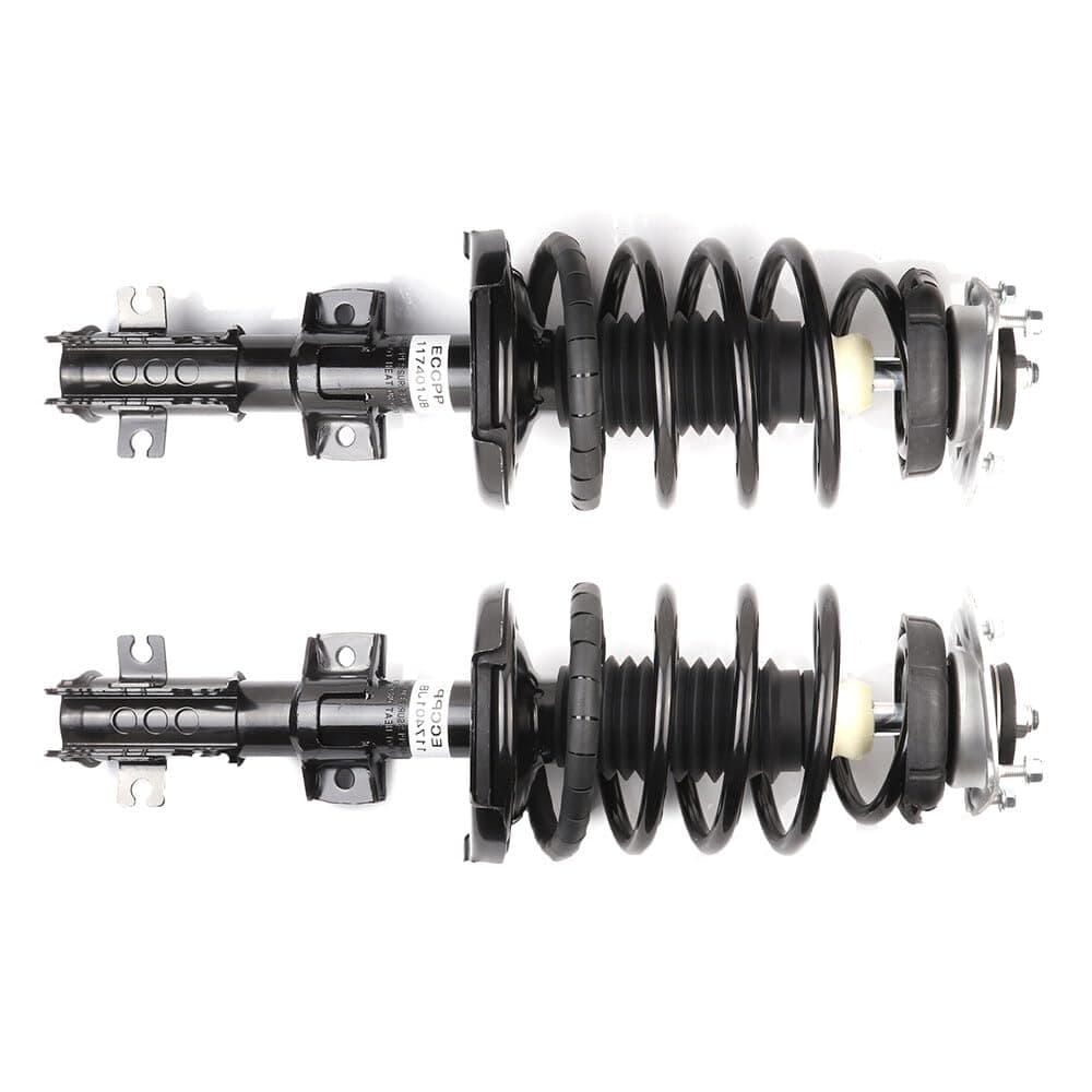 Front Complete Struts w/Coil Springs Shocks Absorder Assembly Fit 2001-2009 for Volvo S60 1999-2006 for Volvo S80 Replace 11861 11862