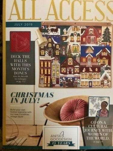 Anita Goodesign All Access VIP Club July 2019 Embroidery Design CD & Book