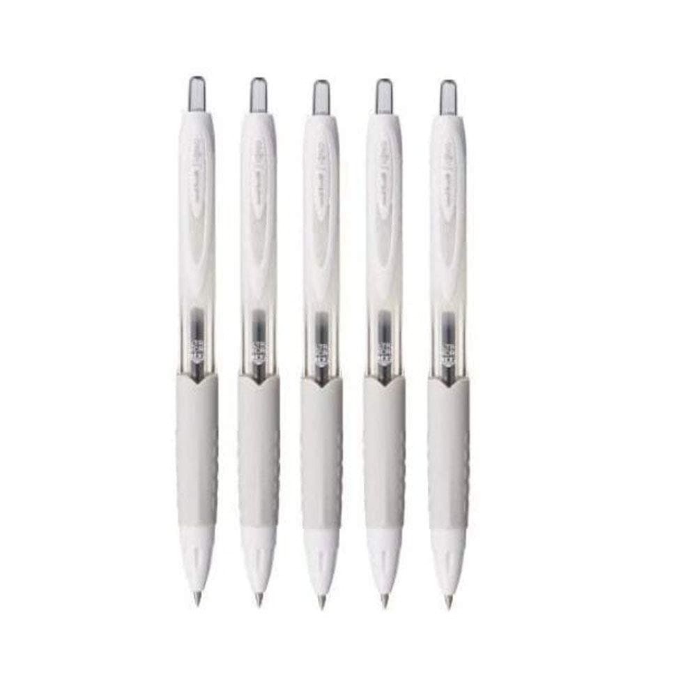 Signo 307 Retractable Gel Ink Pen, Ultra Micro Point 0.38mm, Black Ink, UMN-307-38, Value Set