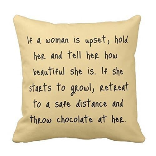 If A Woman Is Upset Throw Pillow Case