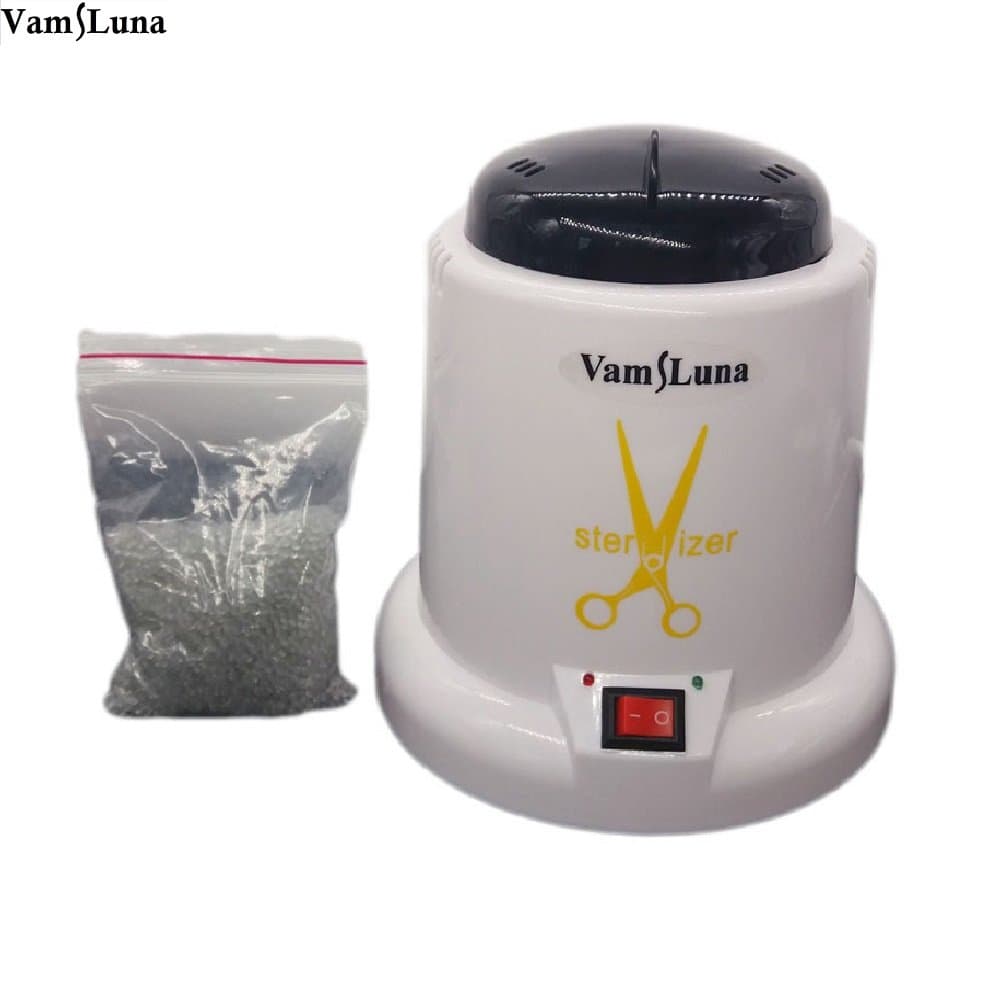VAMTech Nail Art Tools Sterilizer - High Temperature Disinfection Box with 150G Glass Ball