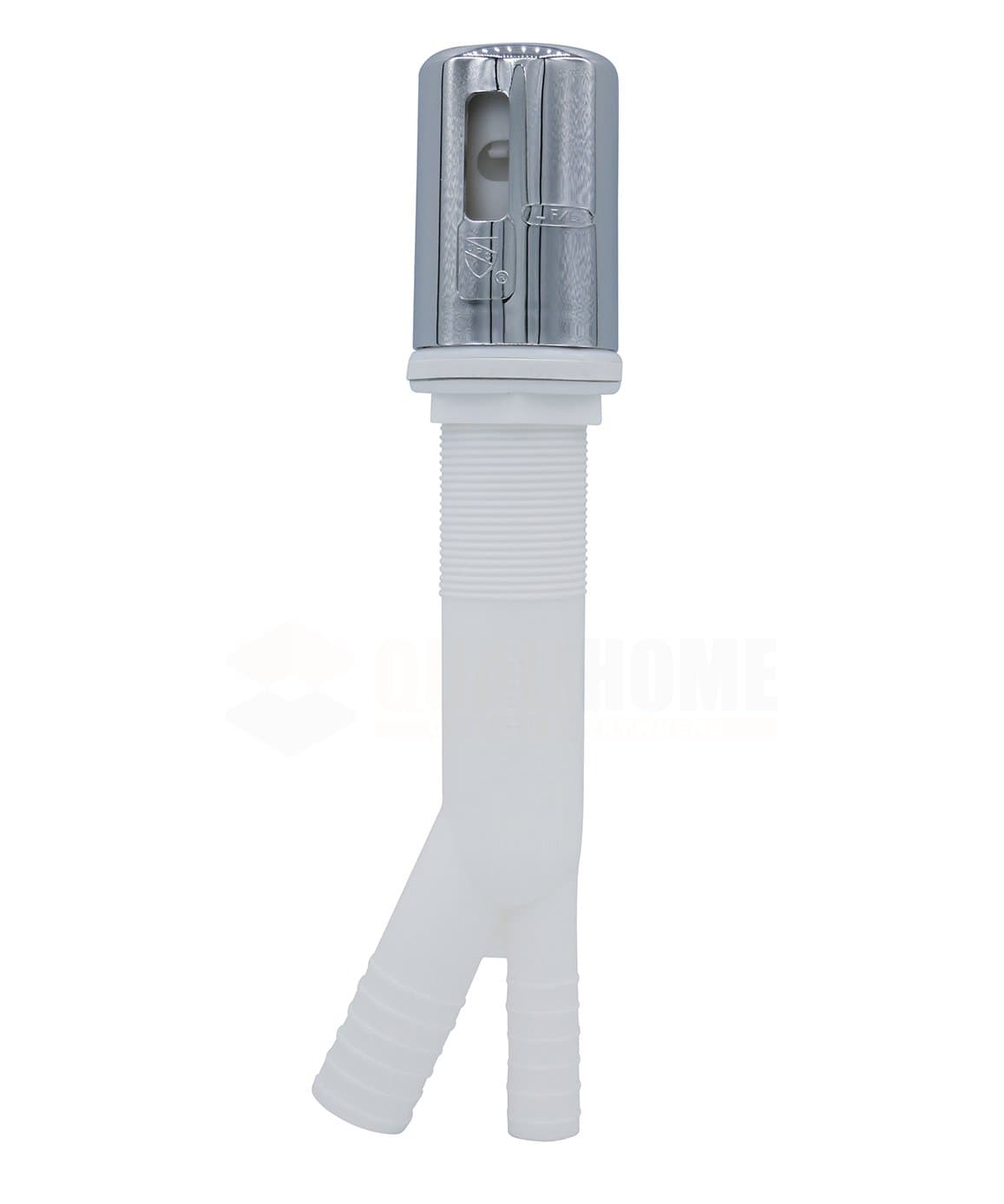 5/8“ x 7/8” Anti-Siphon Air Gap for Automatic Dishwashers, with Cover, Polished Chrome