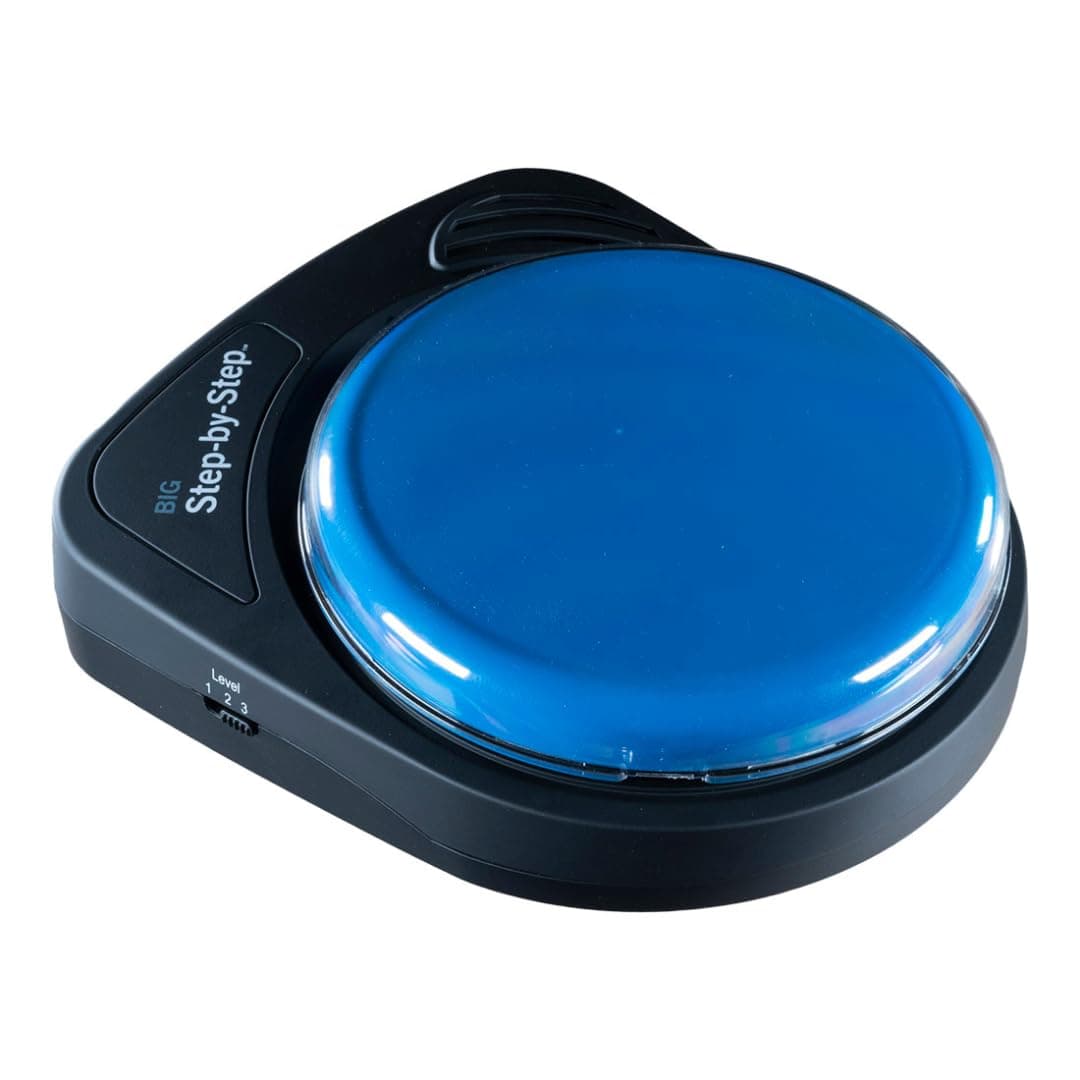 Big Step by Step - Communication Device with Large Button for Easy and Intuitive Expressions, AAC Communication Device for Nonverbal Individuals Product #10000043