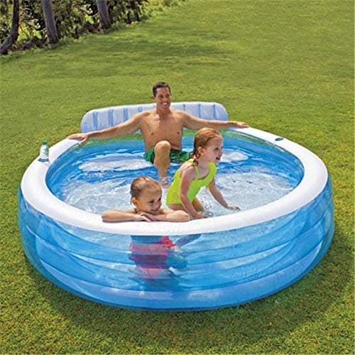 QAZWSX Swim Center Inflatable Family Lounge Pool Inflatable Baby Swimming Pool for Ages 3+