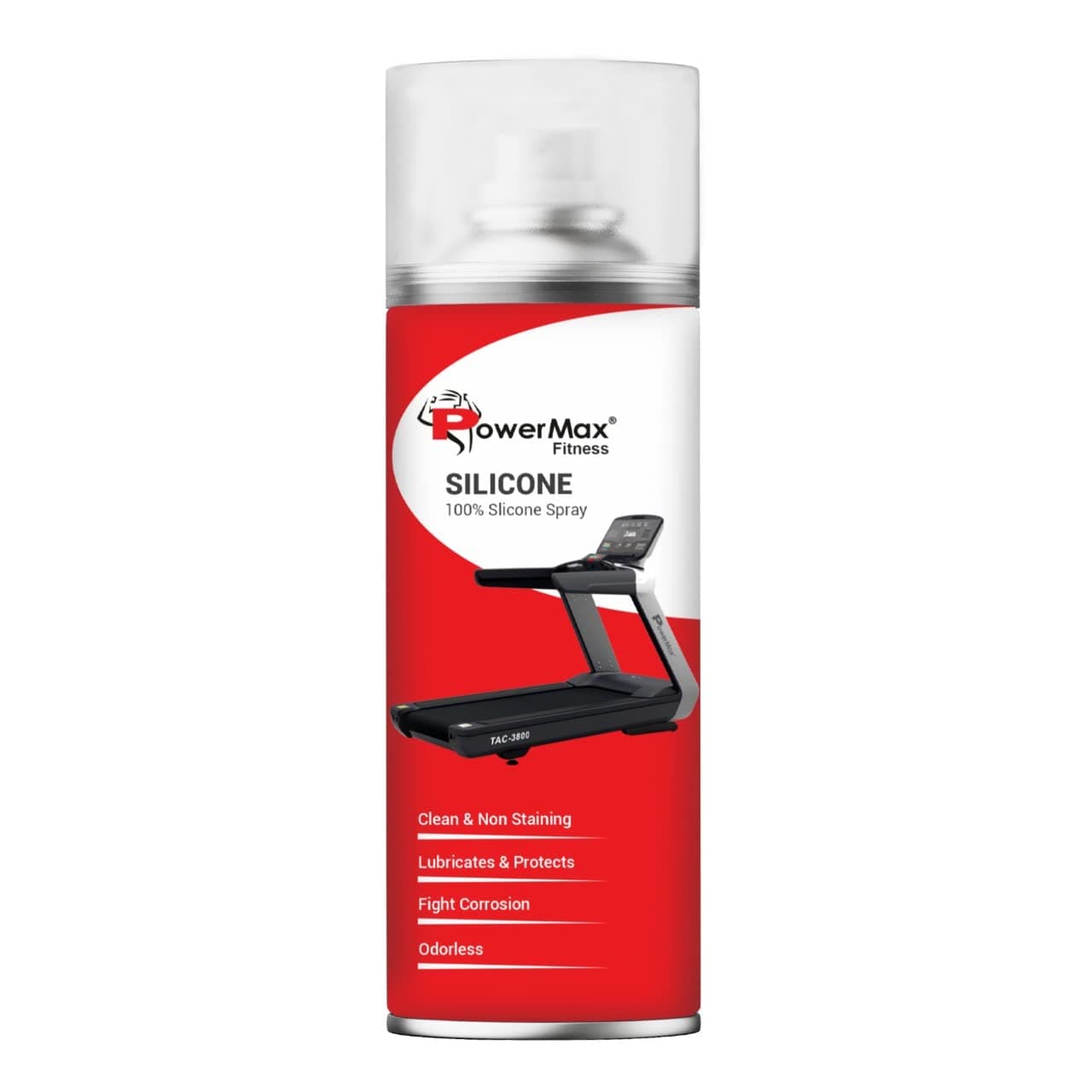 Silicone Oil Lubricant Spray for Treadmill (500ml), Use For Equipment Applications Extra Long Control Flow Applicator Easy To Use On All Treadmills