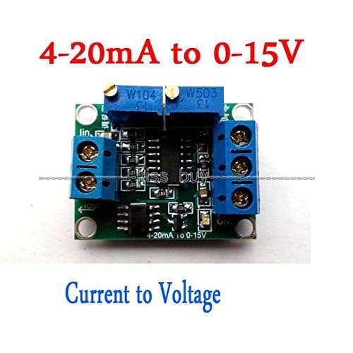 Westsell Current to Voltage 4-20mA to 0-15V 0-5v/0-10V Isolation Transmitter Signal Converter dc 12v 24v